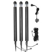 Amalfi vloerlamp set van 3 zwart - thumbnail