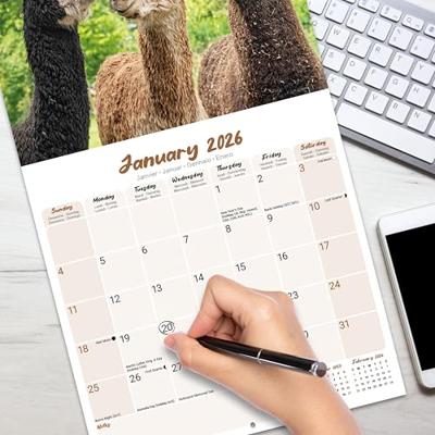 Alpaca Kalender 2026