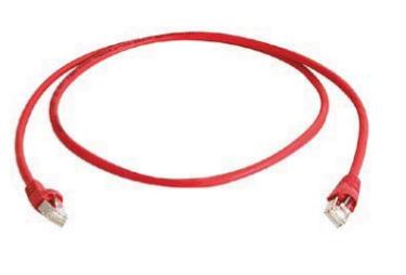 Telegärtner 100009123 RJ45 Netwerkkabel, patchkabel CAT 6A S/FTP 20.00 m Rood Vlambestendig, Halogeenvrij, UL gecertificeerd 1 stuk(s)