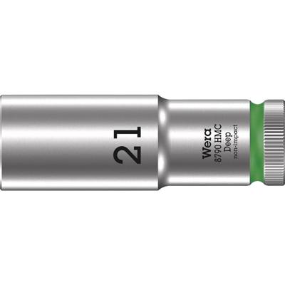 Wera 8790 HMC Deep Hand- en Machinedop met 1/2"-aandrijving, 21 x 83 mm - 05004561001 Wera 8790 HMC Deep Hand- en Machinedop met 1/2"-aandrijving, 21 x 83 mm - 05004561001