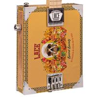 Lace Cigar Box Guitar Secret Society 3-string 3-snarige elektrische gitaar - thumbnail