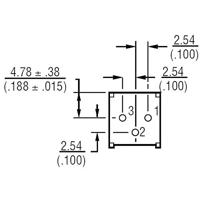 Bourns 3386P-1-103LF 3386P-1-103LF Trimmer Lineair 0.5 W 10 kΩ 310 ° 1 stuk(s) - thumbnail