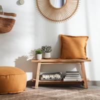 Kave Home Bankje 'Safara' Teakhout, 100cm - thumbnail