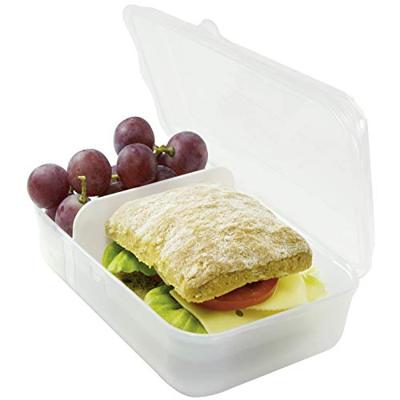 Rotho fun lunchbox met verdeelschotje 0.9l transparant