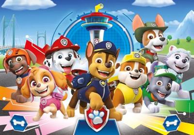 Clementoni legpuzzel super color paw patrol, 180st.