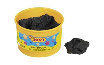 Jovi boetseerpasta Soft Dough 460 g zwart