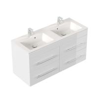 Wastafelkast Odin Wit 120 cm - thumbnail