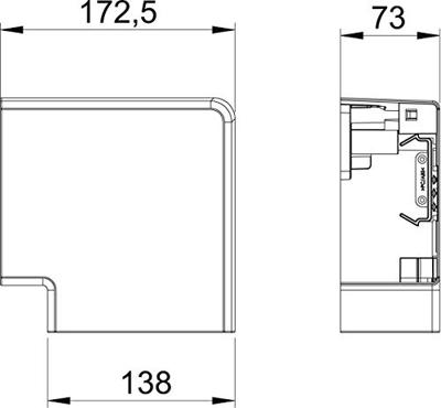 OBO Bettermann 6274420 Montageaccessoire (b x d) 130 mm x 70 mm 1 stuk(s) Zuiver wit OBO Bettermann 6274420 Montageaccessoire (b x d) 130 mm x 70 mm 1 stuk(s) Zuiver wit