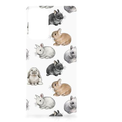 Dierenprint Telefoonhoesje voor Samsung Galaxy A52 | A52s (5G/4G) Konijntjes