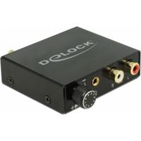 Delock Converter digitale audio naar analoge HD met hoofdtelefoonversterker. - thumbnail
