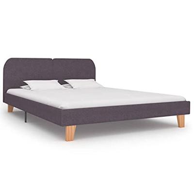 VidaXL Bedframe stof taupe 180x200 cm