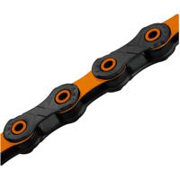 KMC fietsketting dlc 12 126 schakels - oranjezwart (272g) - thumbnail