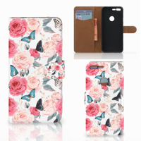 Google Pixel XL Hoesje Butterfly Roses - thumbnail