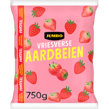 Jumbo Vriesverse Aardbeien Voordeelverpakking 750 g Jumbo Vriesverse Aardbeien Voordeelverpakking 750 g
