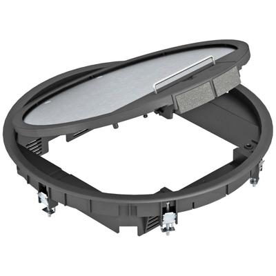 OBO Bettermann GESR9 SR U 9011 Apparaatinzetstuk OBO Bettermann GESR9 SR U 9011 Apparaatinzetstuk