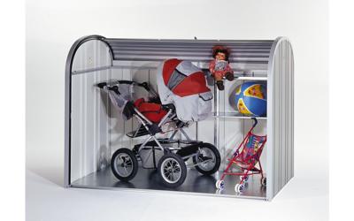 Biohort metalen oprolbox Storemax 190x97x136 cm- Boogdak- Metaal- Biohort