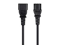 Monoprice 6ft 14AWG Power Extension Cord w/3 Dirigent PC/Mon, 15A (IEC-320-C14 naar IEC-320-C13) - thumbnail