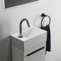 Ideal Standard Tempo fontein 37x21cm kraangat links zonder overloop keramiek wit e211301 - thumbnail