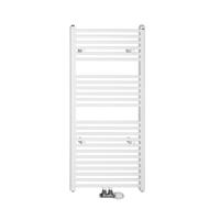 Handdoekradiator Sapho Direct Recht Middenaansluiting 60x132.2 cm 693W Wit Sapho - thumbnail