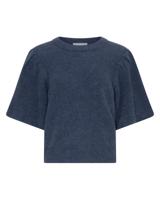 Msch Copenhagen Mschjinie Hope 2 4 Pullover 19606 Trui Korte Mouw Vintage Indigo - thumbnail