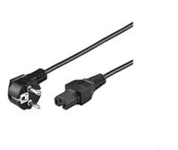 MicroConnect IEC 320-C15 jack 2m schuine connector Schuko, zwart, PE010419 - thumbnail