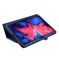 Lunso - Stand flip sleepcover hoes - Lenovo Tab P11 / P11 Plus - Donkerblauw - thumbnail
