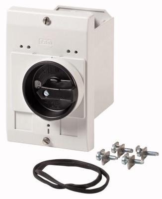 Eaton E-PKZ0-G 072907 Lege behuizing Inbouw, Met draaischakelaar (l x b x h) 80 x 85 x 129 mm Grijs, Zwart 1 stuk(s)