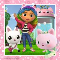 Ravensburger - gabby&apos;s poppenhuis legpuzzel 3x49st. - thumbnail