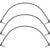 Fender Blockchain 16” Patch Cables Angle/Angle 40 cm (3 stuks) - thumbnail