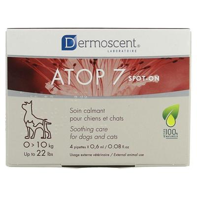 Dermoscent Atop 7 Spot On Hond Kat 1-10kg 4x0,6ml