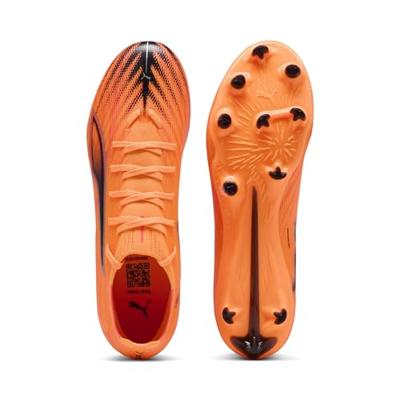 PUMA Ultra 6 Match Gras / Kunstgras Voetbalschoenen (MG) Oranje Zwart Zilver
