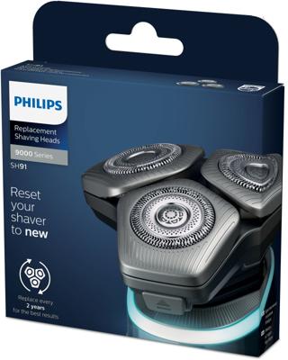 Philips Scheerkop / Shaver 9000 Series / SH91 Scheerhoofden Grijs
