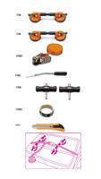 Beta 8-delig assortiment voor bewerking aan de autoruit 1766/8 - 017660100 - thumbnail