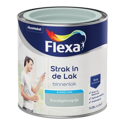 Flexa Strak in de Lak Binnenlak Zijdeglans - Eucalyptusgrijs