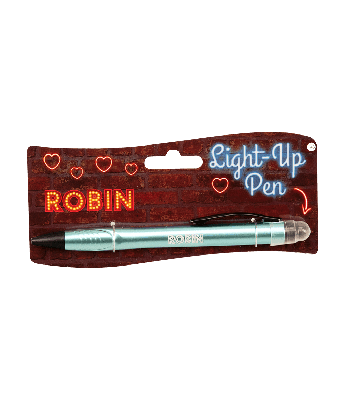 Light up pen Robin Light up pen Robin