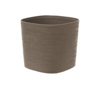 Zelfwaterende bloempot Garden ID Taupe 25 x 25 cm - thumbnail