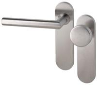 Tavira PF KL4 KS kruk L/vaste knop blind rvs mat - thumbnail