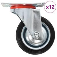 VidaXL 12 st zwenkwielen 75 mm - thumbnail