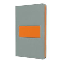 Sigel LS200 Notitieboek Linescape Hardcover DIN A5 Geruit Lichtgrijs, Neon-oranje Aantal paginas: 88 - thumbnail