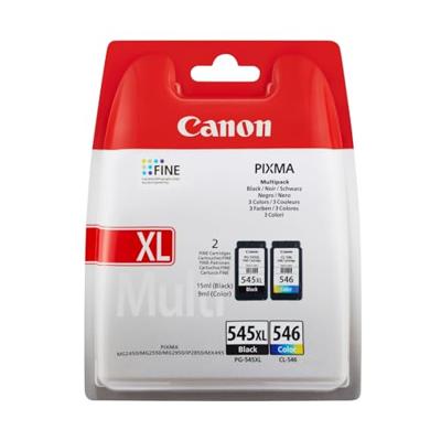 Canon PG-545XL + CL-546 Cartridges Combo Pack Inkt
