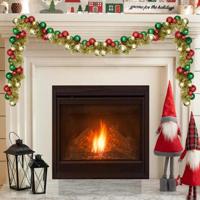 Kerstbal Guirlande Multikleur 186 cm Polystyreen - thumbnail