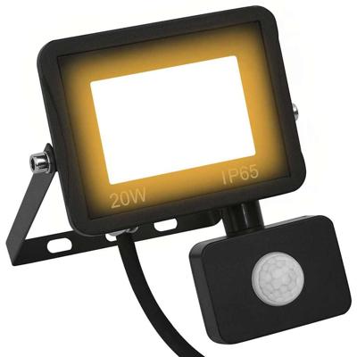 VidaXL Spotlight met sensor led 20 w warmwit VidaXL Spotlight met sensor led 20 w warmwit