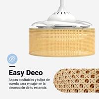 Plafondventilator Universal Blue JALOQUE 65W 65 W - thumbnail