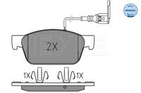 Remblokkenset, schijfrem 0252462318W - thumbnail