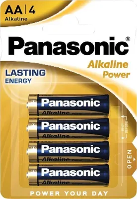 Panasonic LR6A AA Alkaline Power Batterij (Pack van 4)