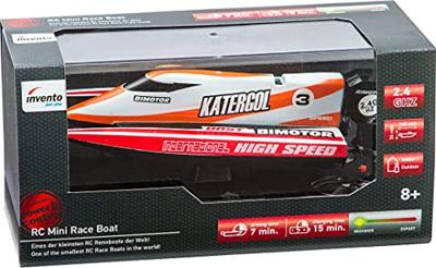 Invento Mini Race Boat Red RC boot voor beginners RTR 140 mm