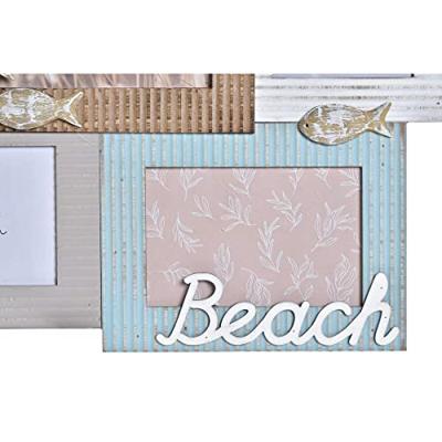 Fotolijsten DKD Home Decor Beach 46,5 x 2 x 44,5 cm Hout Zeeman