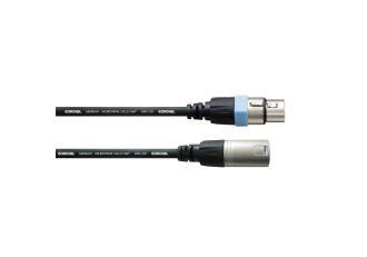 Cordial CCM 10 FM XLR Verbindingskabel [1x XLR-bus - 1x XLR-stekker] 10.00 m Zwart