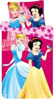 Disney Princess Peuterdekbedovertrek Assenpoester en sneeuwwitje 90 x 140 cm - Katoen - thumbnail