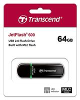Transcend JetFlash® 600 USB-stick 16 GB Groen TS16GJF600 USB-A 2.0 - thumbnail
